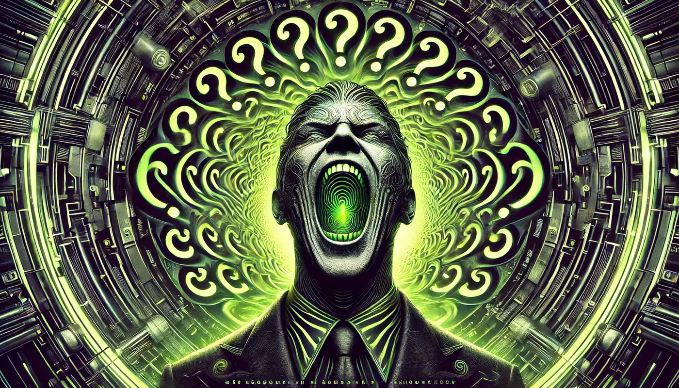 Vortex scream with question marks